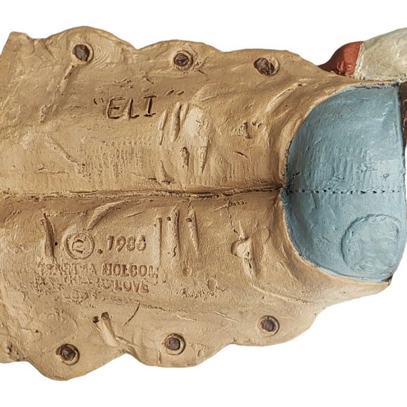 ALL GOD'S CHILDREN figurine "ELI" Cowboy 1986 Signed By Martha Holcombe - Picture 5 of 9